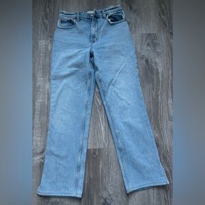 Abercrombie & Fitch Light Blue 90’s Straight High Rise Jeans size 27/4S